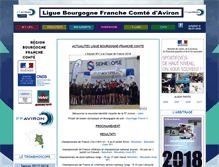 Tablet Screenshot of ligue-bourgogne-aviron.fr
